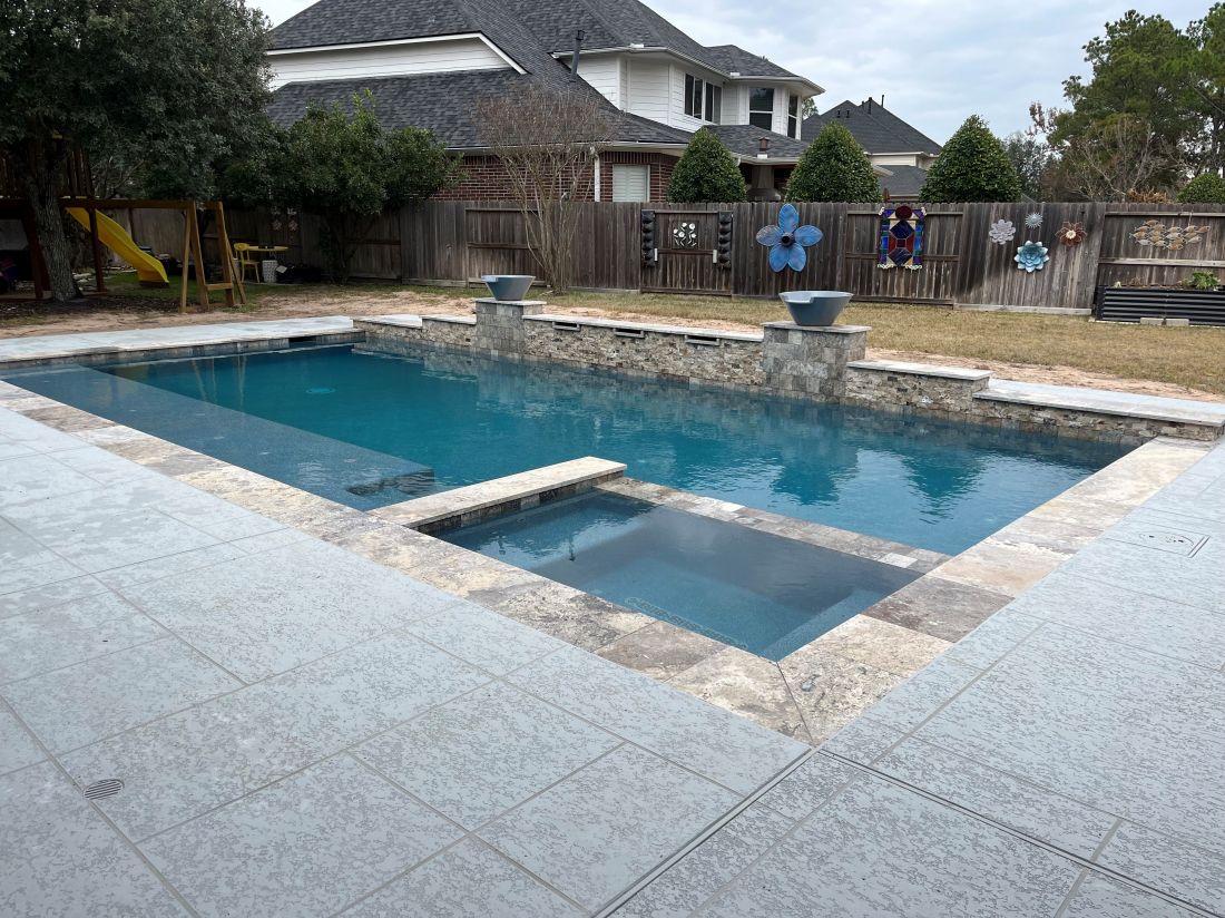 Brown Pool #001 by The Pool Man Inc