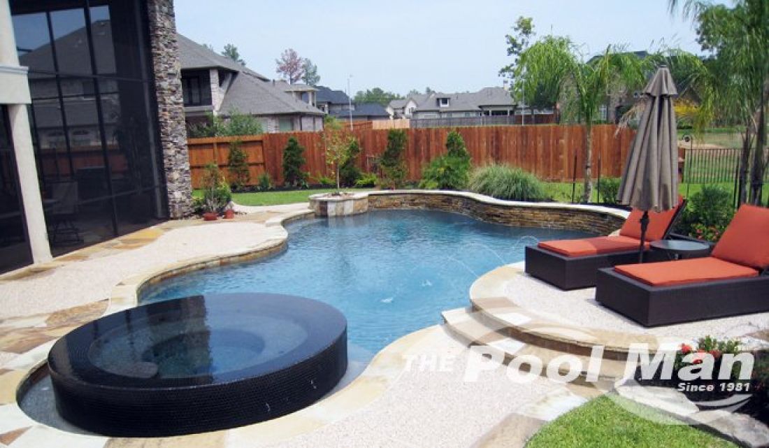 Custom Pool Design #004 by The Pool Man Inc