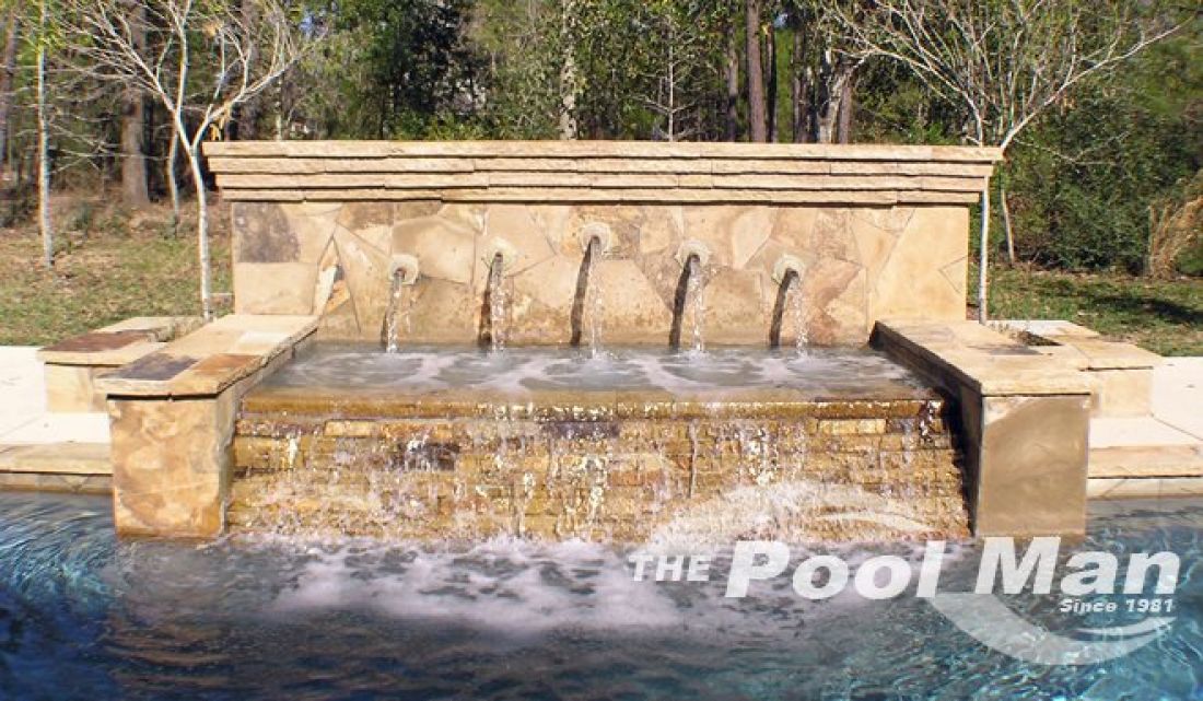 Water Feature #034 by The Pool Man Inc